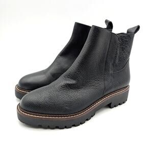 Nordstrom Miller 2 Water Resistant Boots Side Zip Women's Black Size US7M EU37